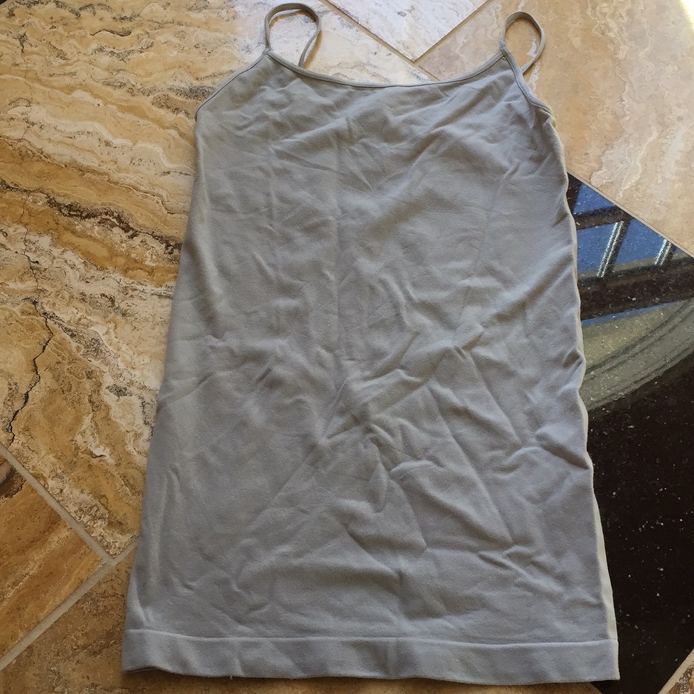 Nikibiki OS stretchy dove gray Camisole 8%spandex